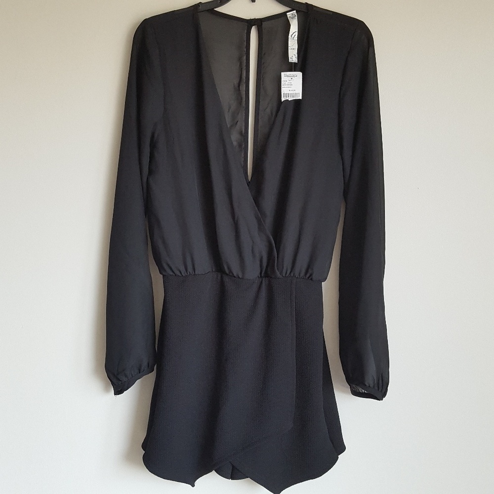 Gracie Black Romper L